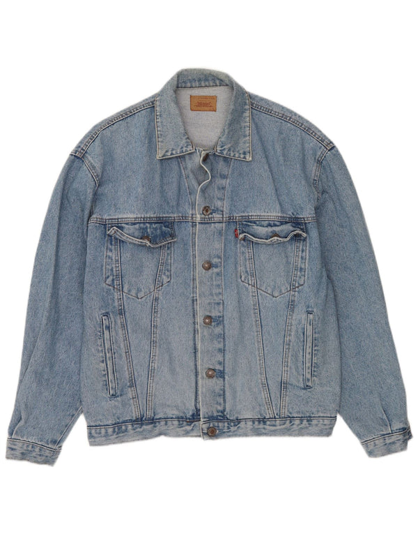 Levi's Herren Jeansjacke UK 40 Large Blau
