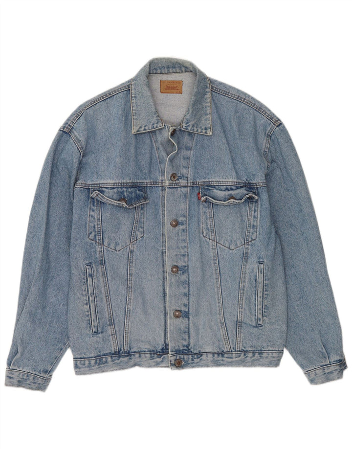 Levi's Herren Jeansjacke UK 40 Large Blau