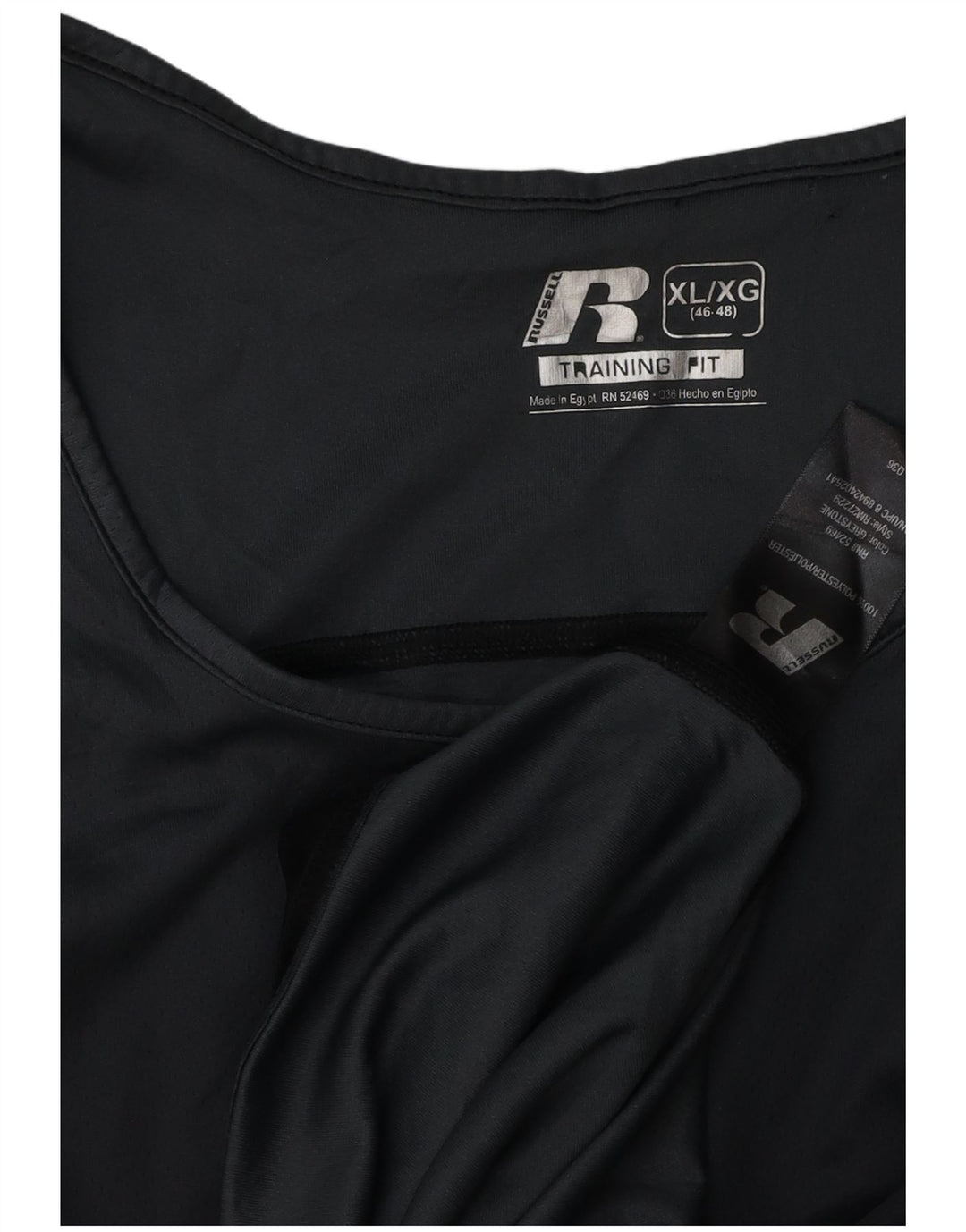 RUSSELL ATHLETIC Herren-Weste Top UK 46/48 XL Schwarz Polyester