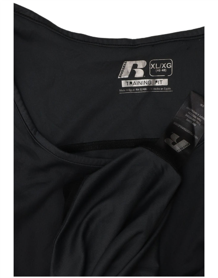 RUSSELL ATHLETIC Herren-Weste Top UK 46/48 XL Schwarz Polyester
