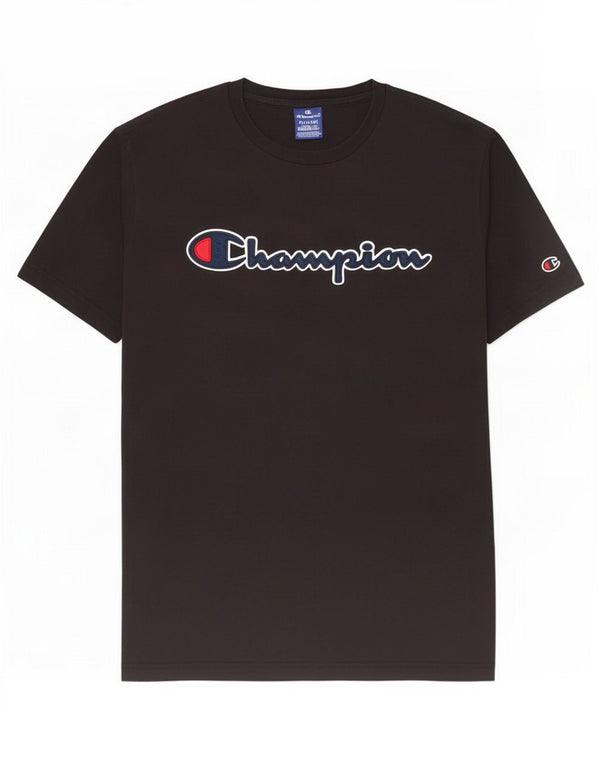 Champion Herren Grafik T-Shirt Top 2XL Schwarz