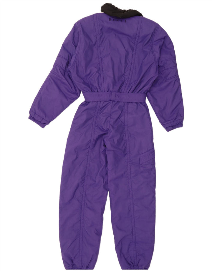Belfe Ski-Overall für Damen, UK 12, mittellila, geblümtes Nylon