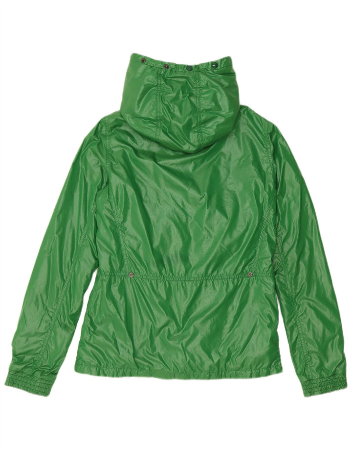 Duvetica Wattierte Damenjacke mit Kapuze IT 42 Mittelgrünes Polyamid