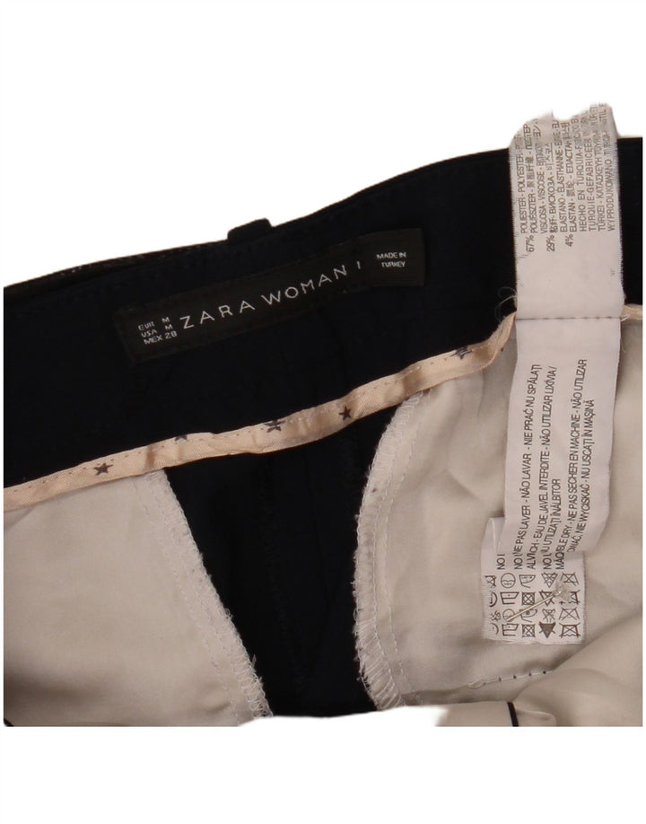 Zara Slim Chino-Hose für Damen, Größe M, W28, L31, Marineblau, Polyester