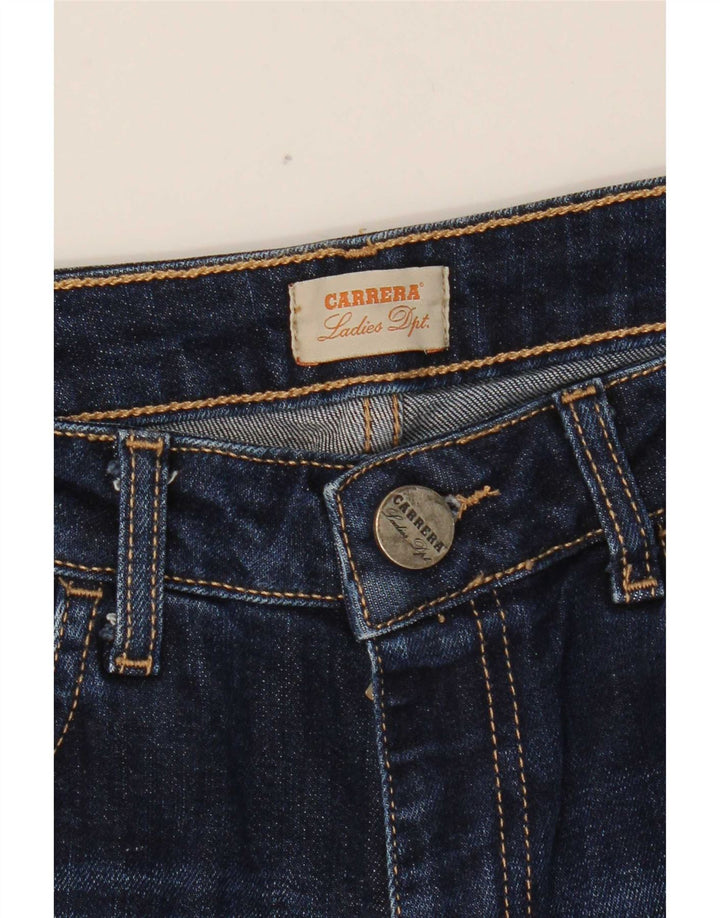 Carrera Damen Slim Cropped Jeans IT 44 Medium W29 L25 Marineblau Baumwolle