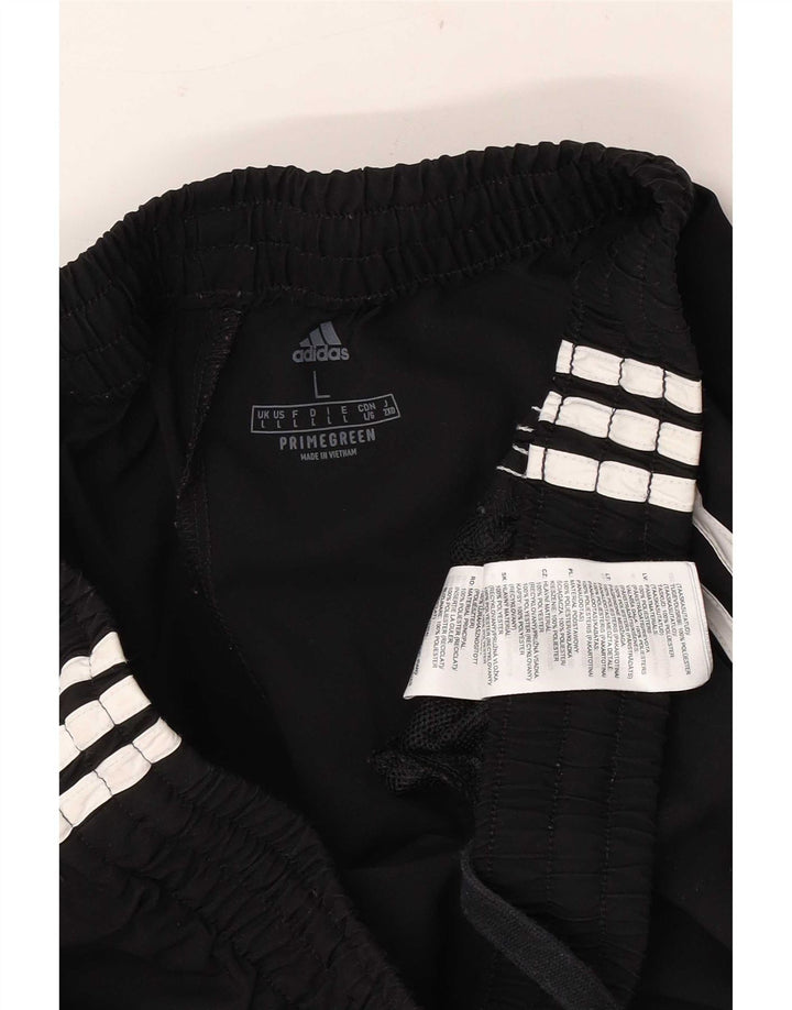 Adidas Herren-Trainingshose, Jogginghose, Größe L, Schwarz, Polyester