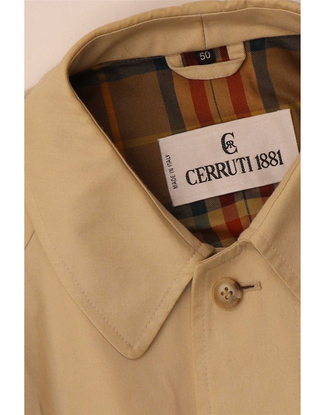 Cerruti 1881 Herrenmantel IT 50 Large Beige