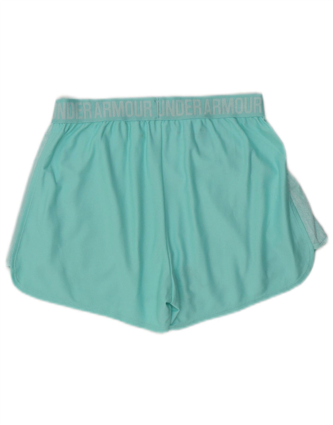 UNDER ARMOUR Damen Heat Gear Graphic Sportshorts UK 8 Small Türkis