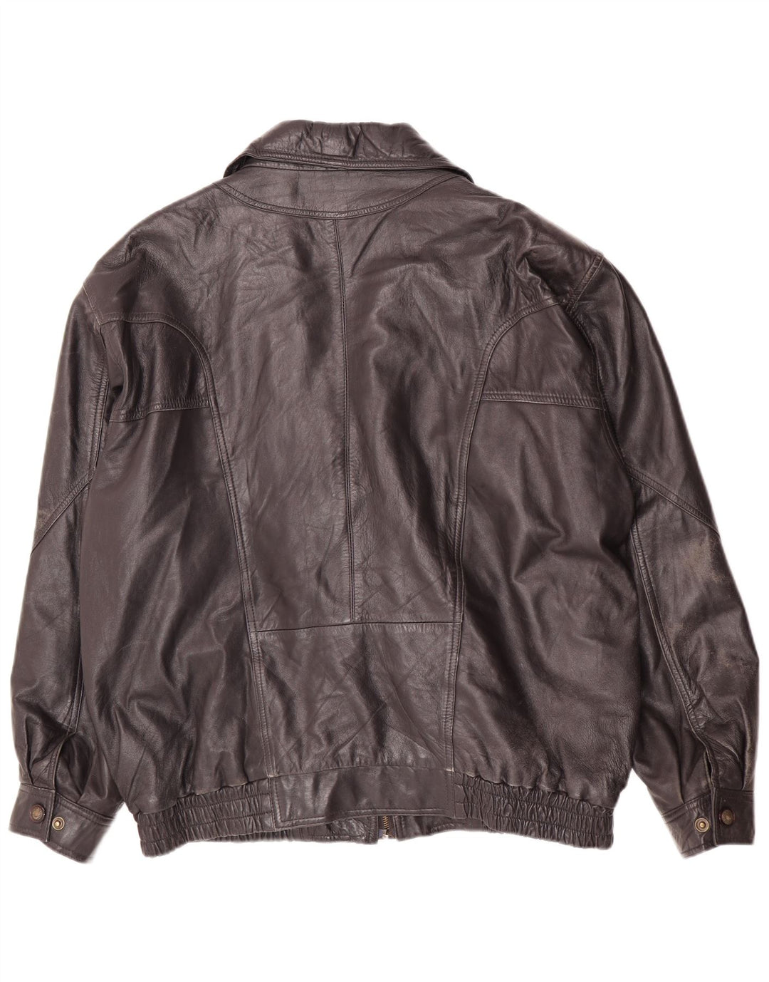 Morena Herren Lederjacke UK 44 2XL Marineblau Biker