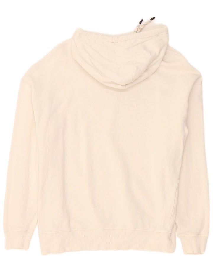 Lee Herren-Pullover mit grafischem Kapuzenpullover, Größe S, Weiß