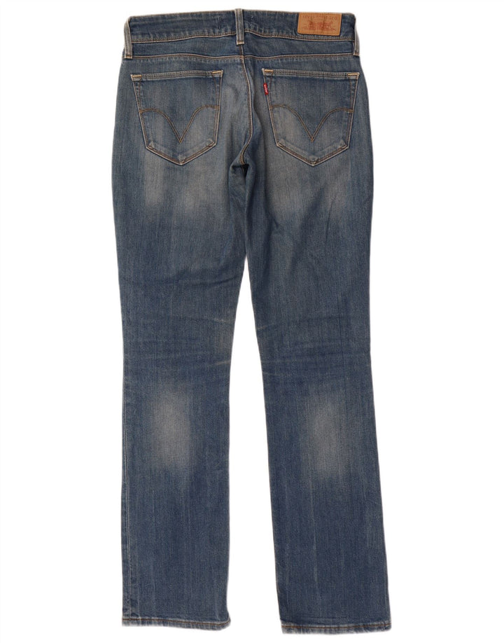 Levi's Damen 470 Straight Jeans W32 L33 Blaue Baumwolle