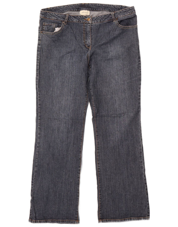 Autograph Damen Straight Jeans UK 18 XL W38 L33 Blau