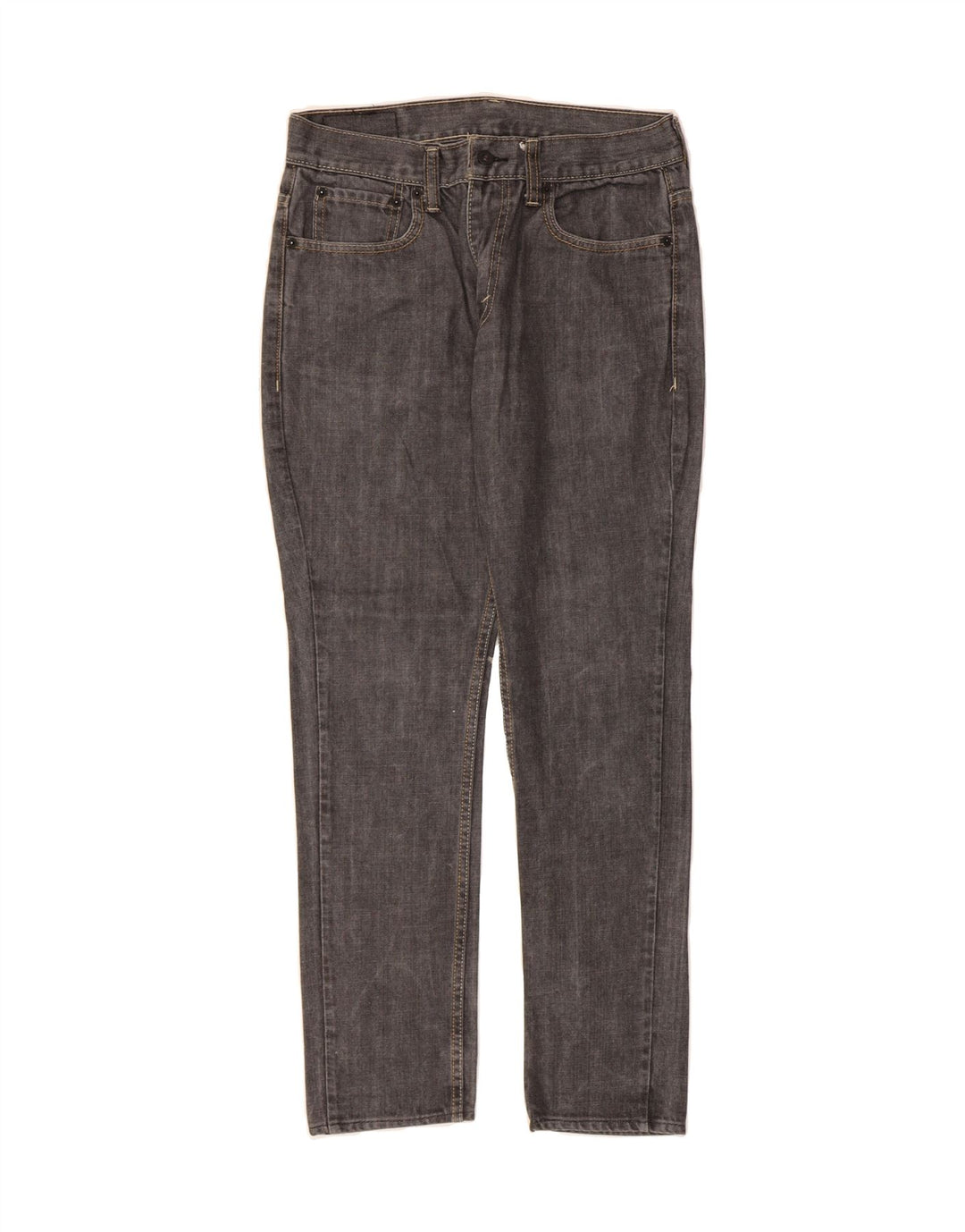 LEVI'S Womens 511 Slim Jeans W33 L29  Grey Vintage Levi's and Second-Hand Levi's from Messina Hembry 
