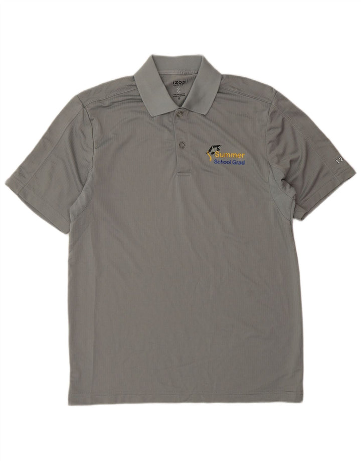 Izod Herren-Poloshirt, klein, grau, Polyester