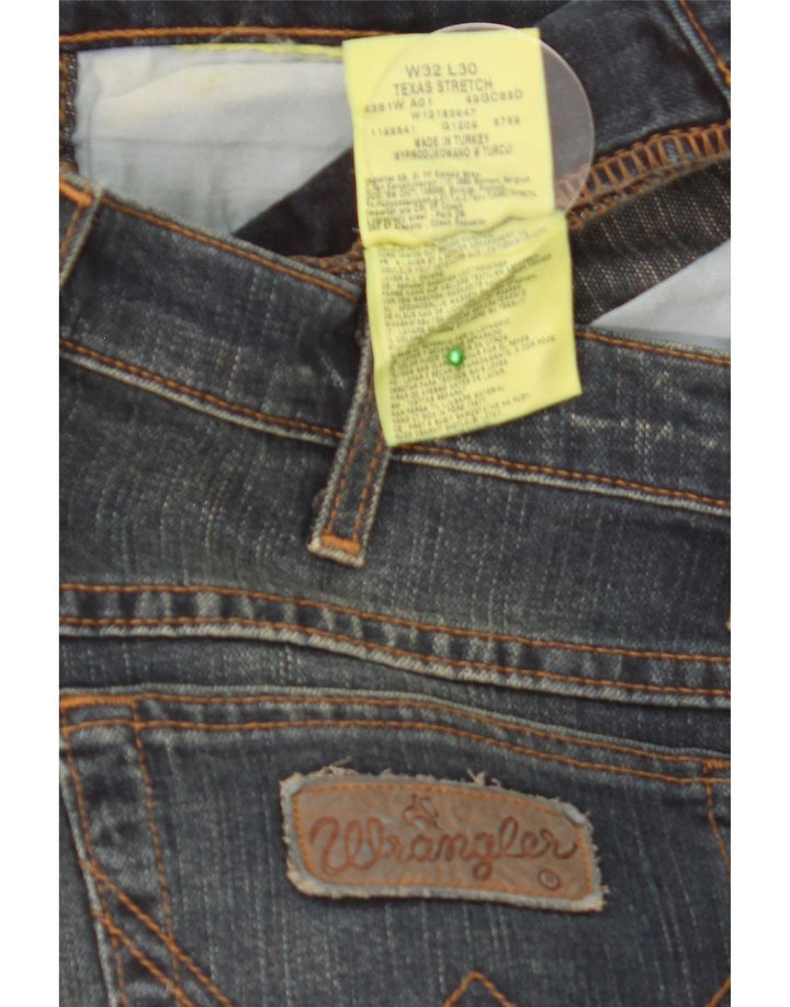 Wrangler Herren Texas Stretch Straight Jeans W32 L30 Marineblau