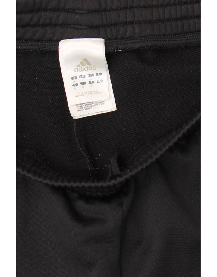 Adidas Damen Trainingshose UK 16 Large Schwarz Polyester