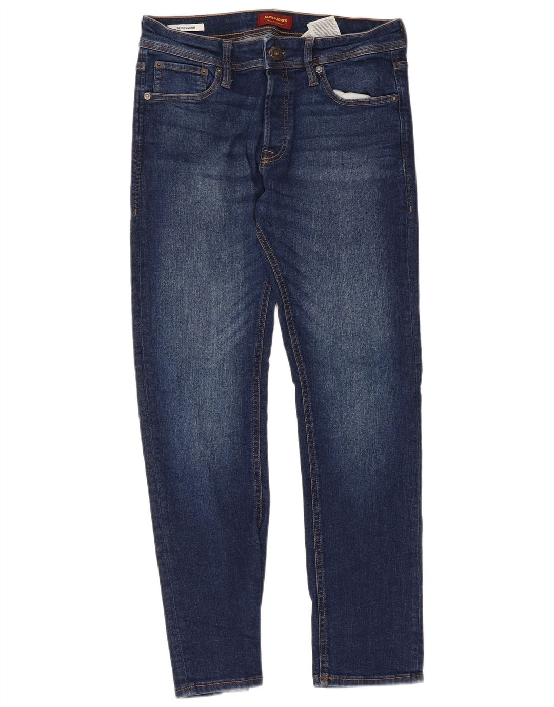 Jack & Jones Herren GLENN Slim Jeans W32 L30 Blaue Baumwolle