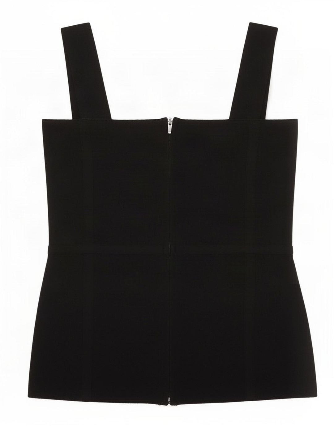 Zara Damen Crop Top UK 8 Small Schwarzes Nylon