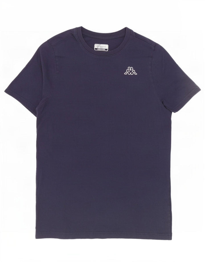 Kappa Herren T-Shirt Top Medium Marineblau Baumwolle