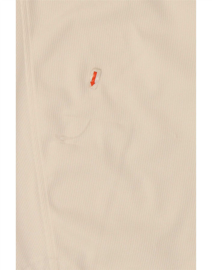 Adidas Herren Poloshirt UK 44/46 Large Weiß Polyester