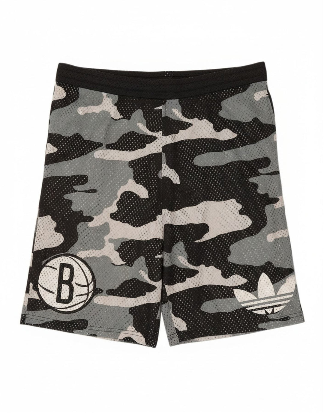 Adidas Herren Graphic Sport Shorts Medium Schwarz Camouflage Polyester