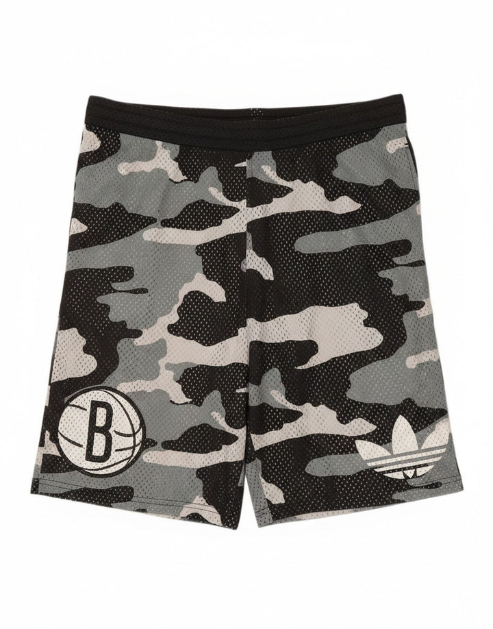 Adidas Herren Graphic Sport Shorts Medium Schwarz Camouflage Polyester
