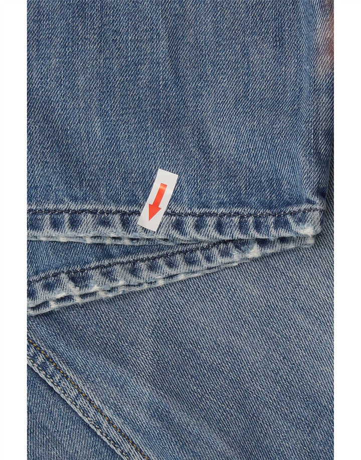 Diesel Herren Larkee Straight Jeans W36 L34 Blaue Baumwolle