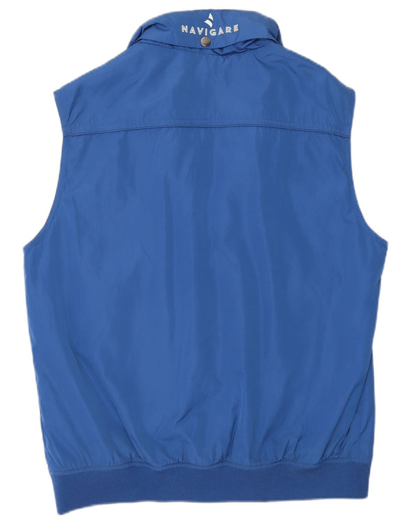 Navigare Herren-Kapuzenweste UK 40 Large Blau Polyester
