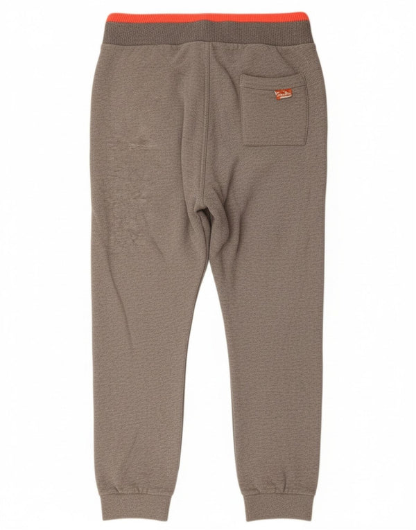 Superdry Damen Slim Fit Trainingshose Jogger UK 14 Mittelgrau