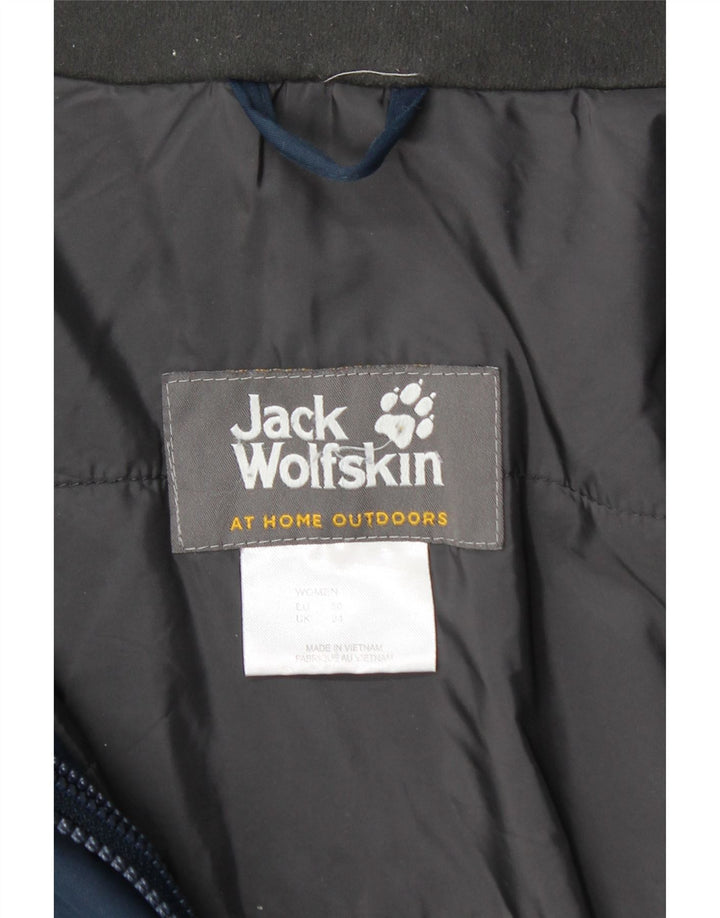 JACK WOLFSKIN Damen Windjacke mit Kapuze UK 24 4XL Marineblau