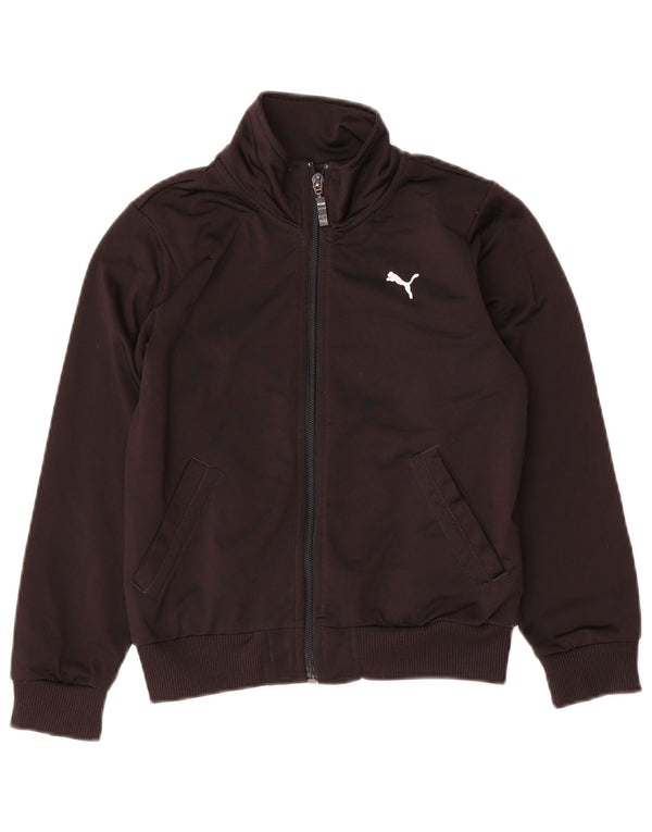 PUMA Jungen Grafik-Trainingsanzug-Top-Jacke, 7–8 Jahre, Schwarz