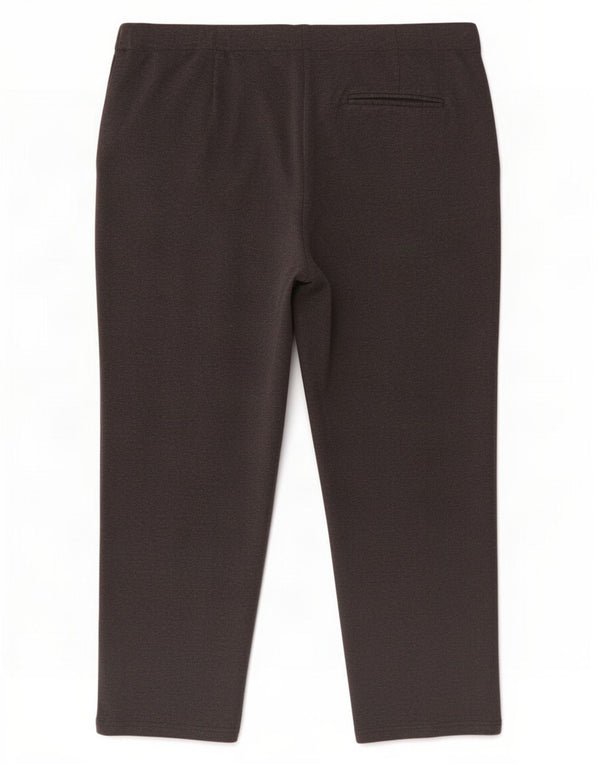 Marks & Spencer Damen Tapered Cropped-Hose UK 18 XL W36 L25 Grau