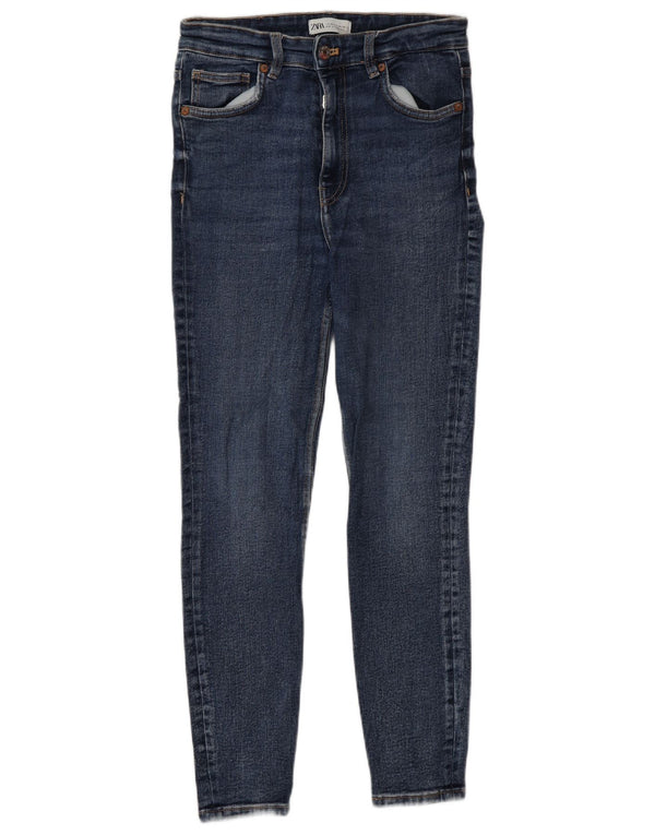 Zara Damen Skinny Jeans EU 38 Small W28 L28 Blaue Baumwolle