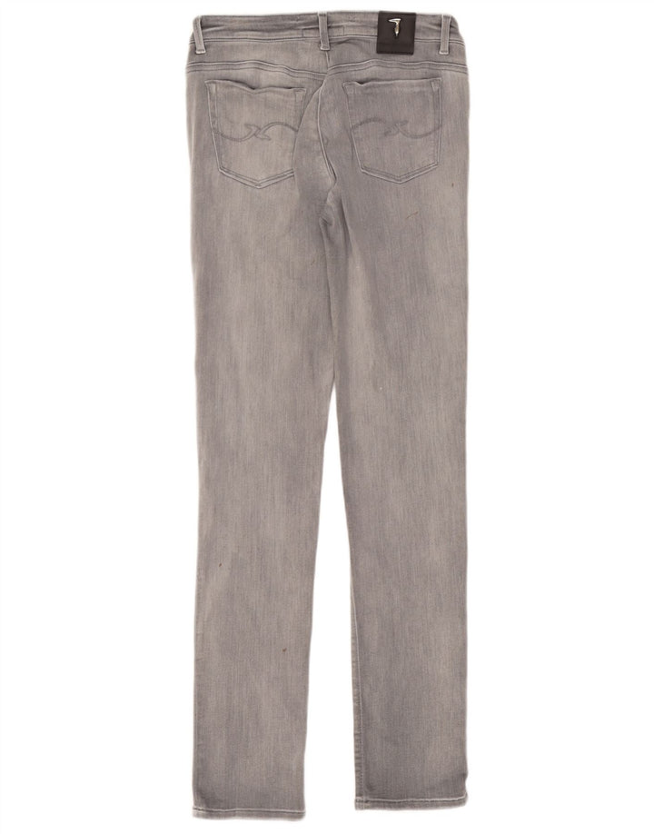 Trussardi Damen Skinny Jeans W28 L31 Grau