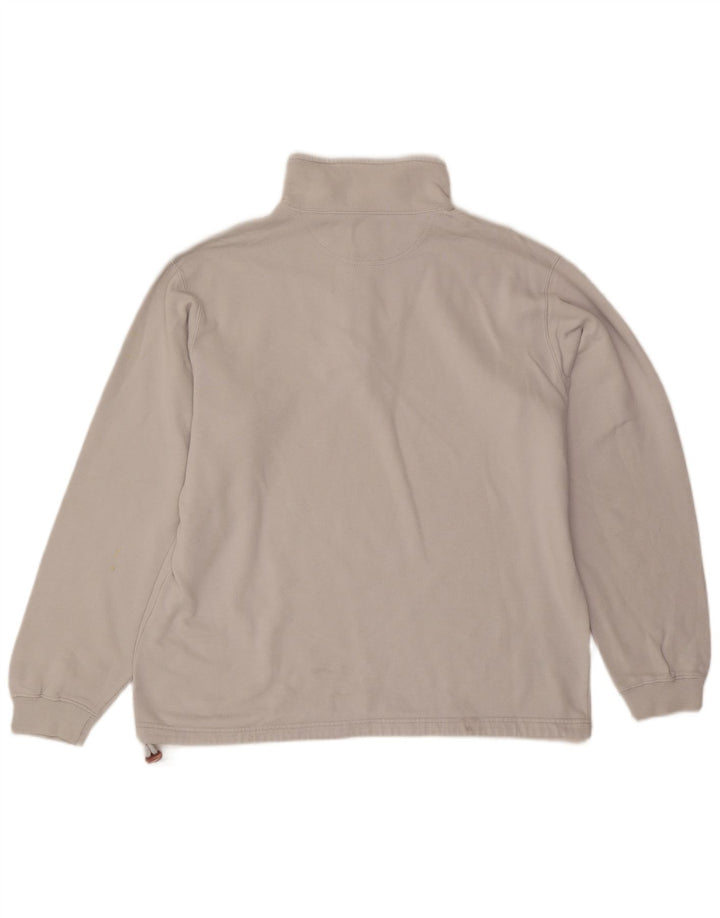 Champion Herren-Sweatshirt mit Reißverschluss, XL, graue Baumwolle