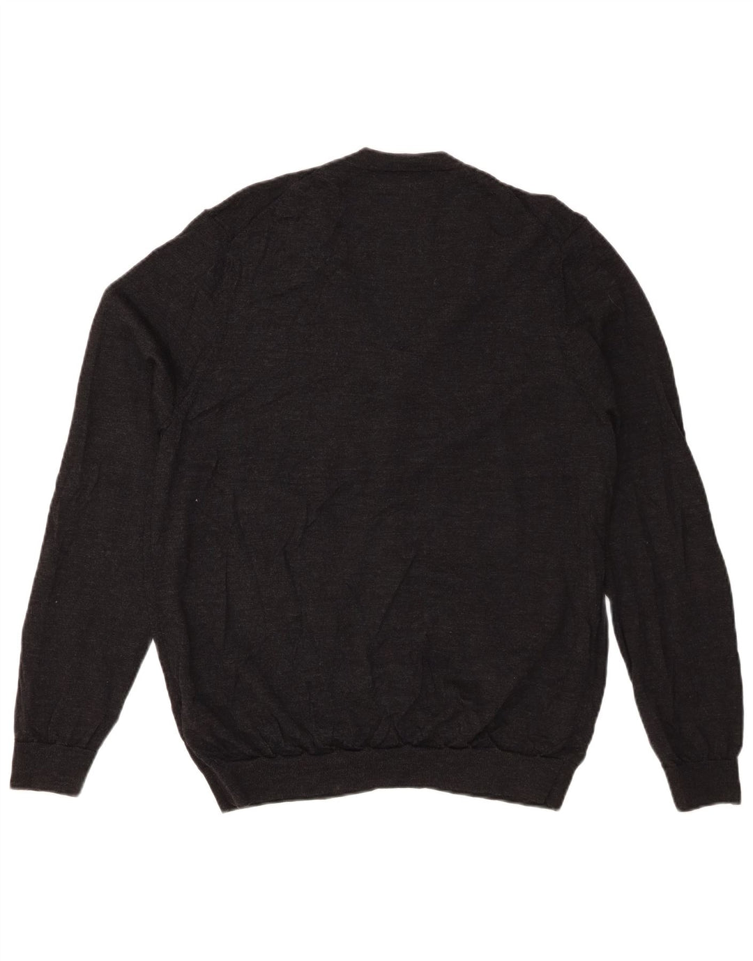 Marks & Spencer Herren Strickjacke XL Grau Merinowolle