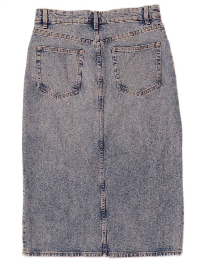 Zara Damen Jeansrock Medium W28 Blaue Baumwolle