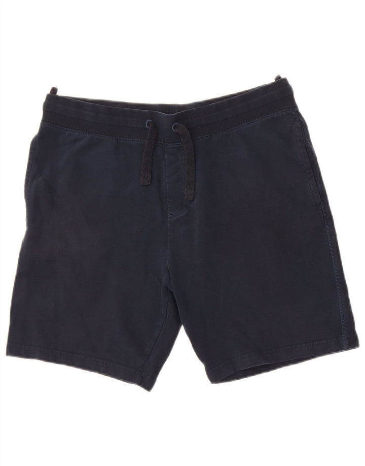 Marks & Spencer Herren-Sportshorts, mittelgroß, Marineblau, Baumwolle