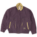 Umberto Rosetti Herren Wattierte Jacke UK 42 XL Lila Polyester