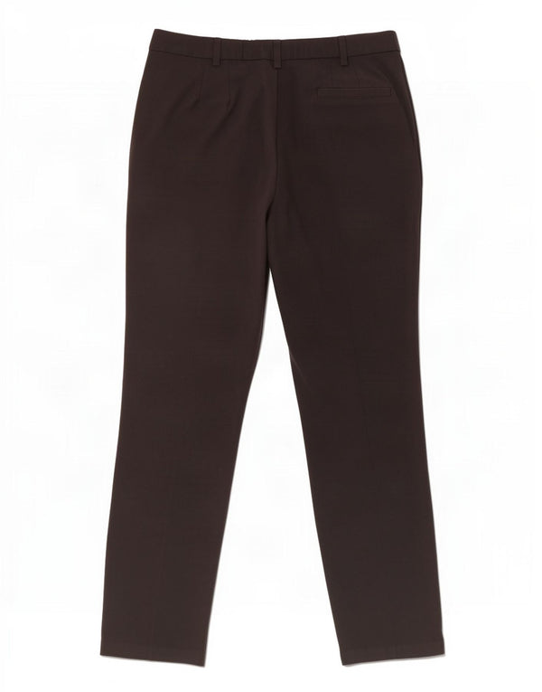 Marks & Spencer Damen-Anzughose mit gerader Passform, Gr. 44, Größe L, W32, L27, Schwarz