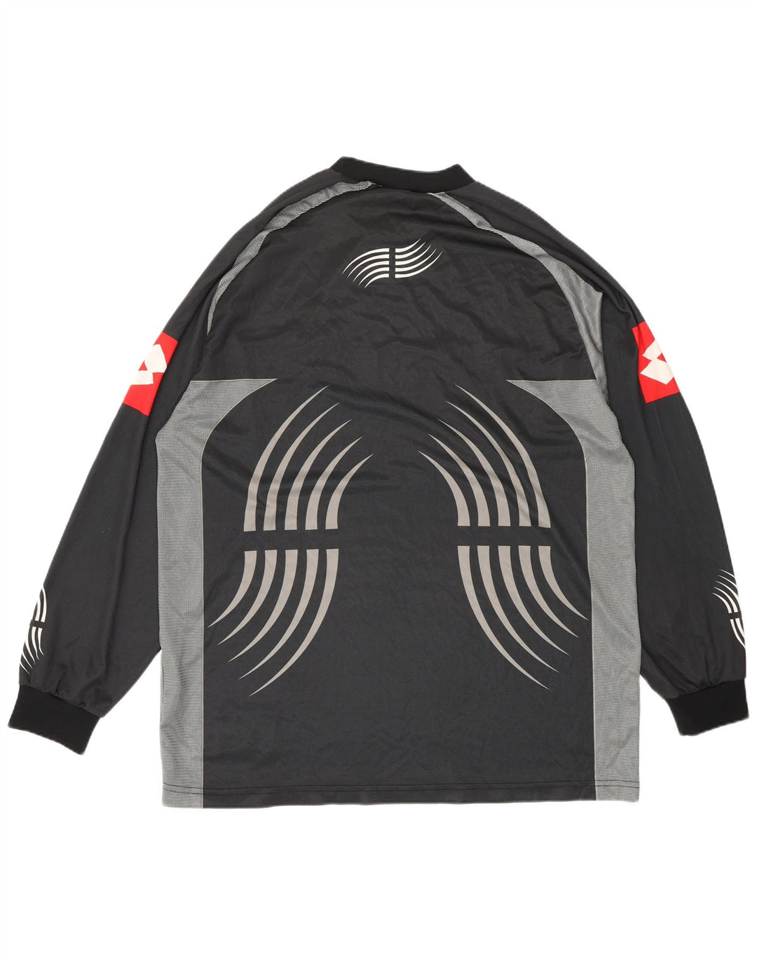 LOTTO Herren Juventus 2001-2002 Home Graphic Jersey Top Large Black Sports