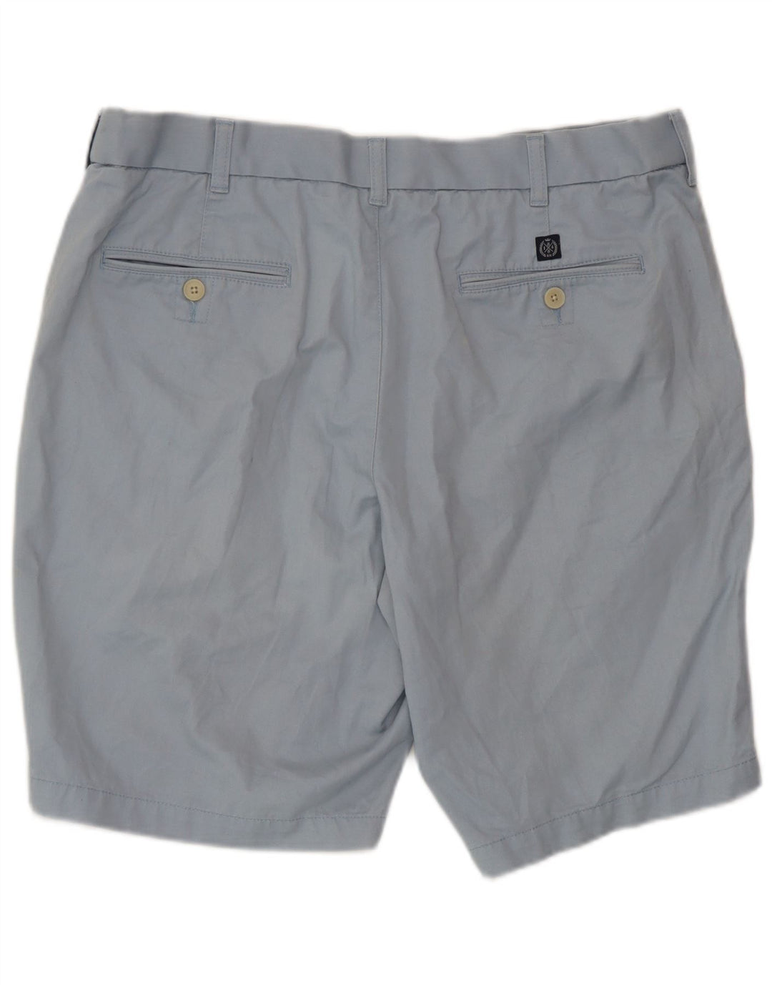 Marks & Spencer Herren-Chinoshorts W36, Größe L, Blau, Baumwolle