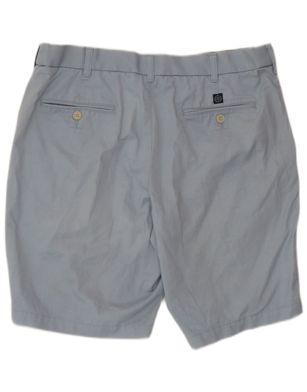Marks & Spencer Herren-Chinoshorts W36, Größe L, Blau, Baumwolle