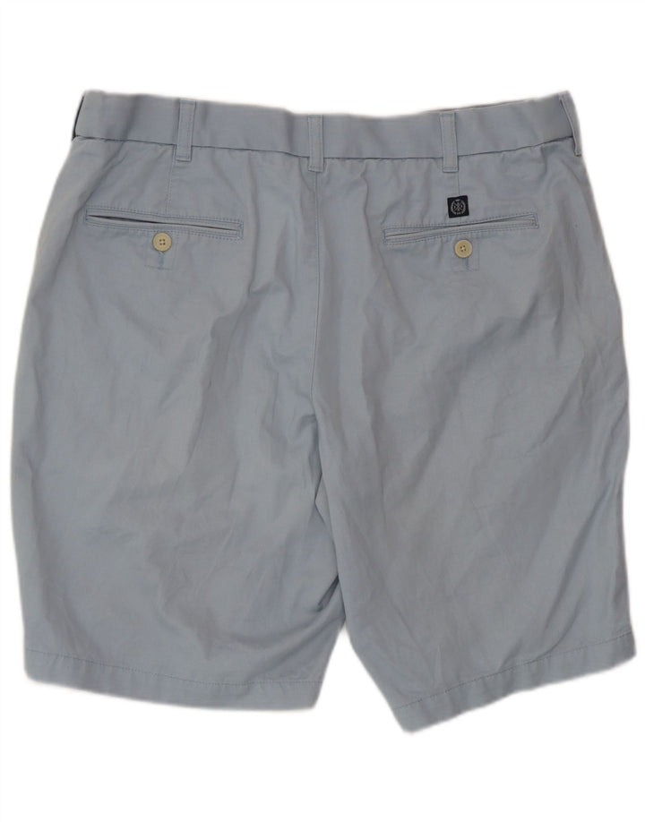 Marks & Spencer Herren-Chinoshorts W36, Größe L, Blau, Baumwolle