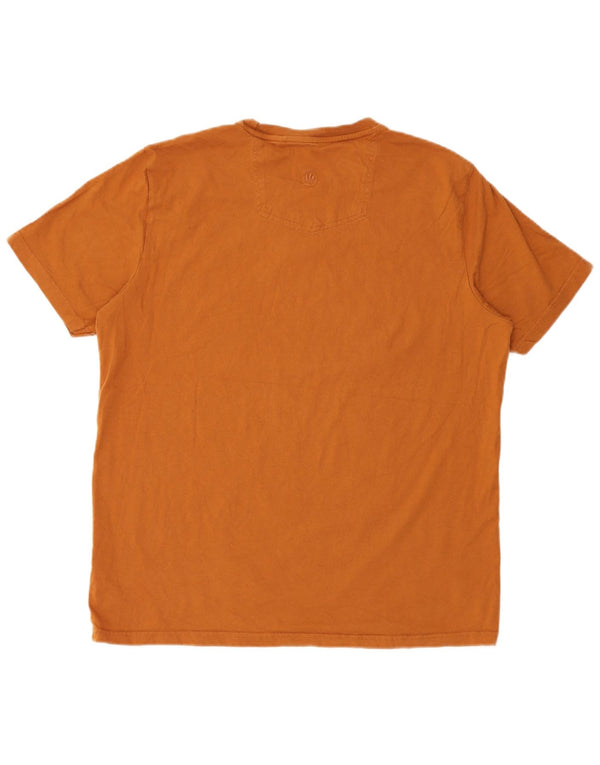 Fat Face Herren-T-Shirt mit Grafik, XL, braun, Baumwolle