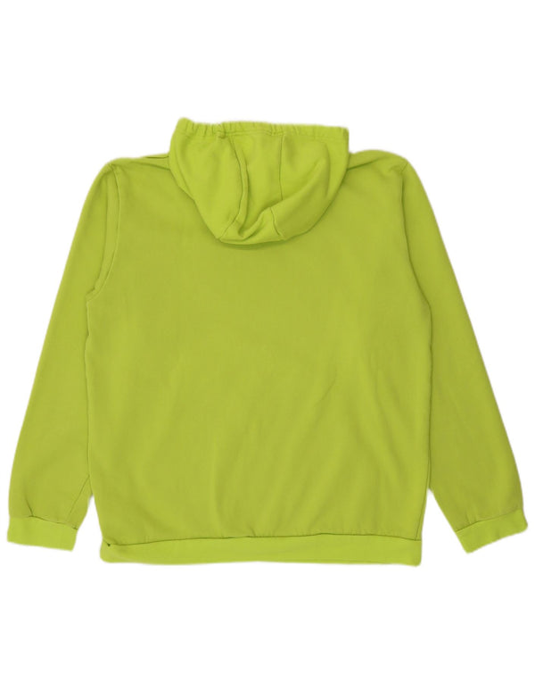 Adidas Mens Hoodie Jumper Large Green Cotton