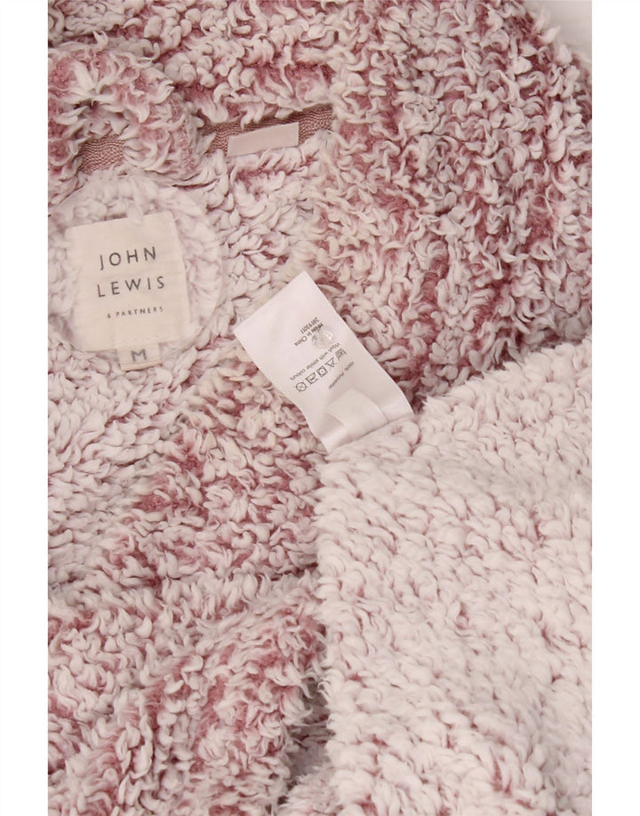 John Lewis Damen-Fleecepullover mit lockerer Passform, UK 14, Mittelrosa, Polyester