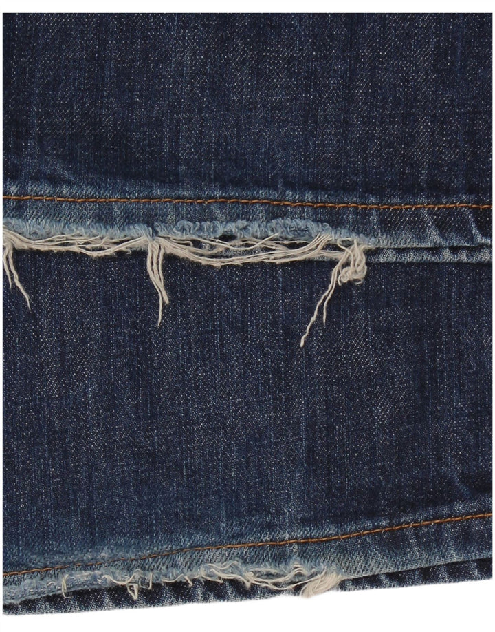 Tommy Hilfiger Herren Bootcut Jeans W36 L32 Marineblau Baumwolle