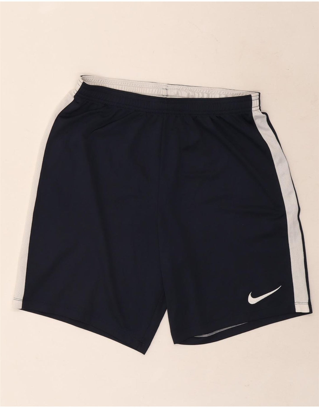 Nike Herren Dri Fit Sportshorts, groß, marineblaues Farbblock-Polyester