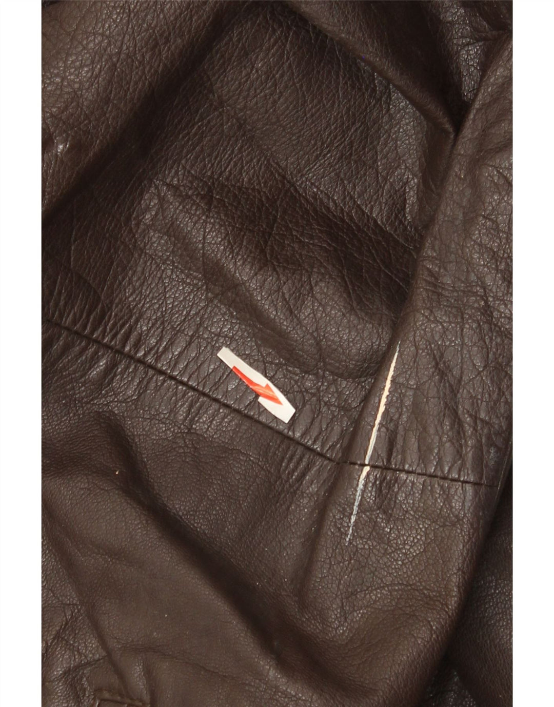 Vintage Damen Lederjacke UK 22 3XL Braun